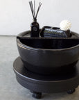 Signature Resin Pedicure Bowl in Onyx/Black