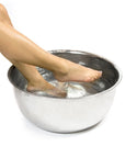 Hammered Stainless Steel Pedicure Bowl