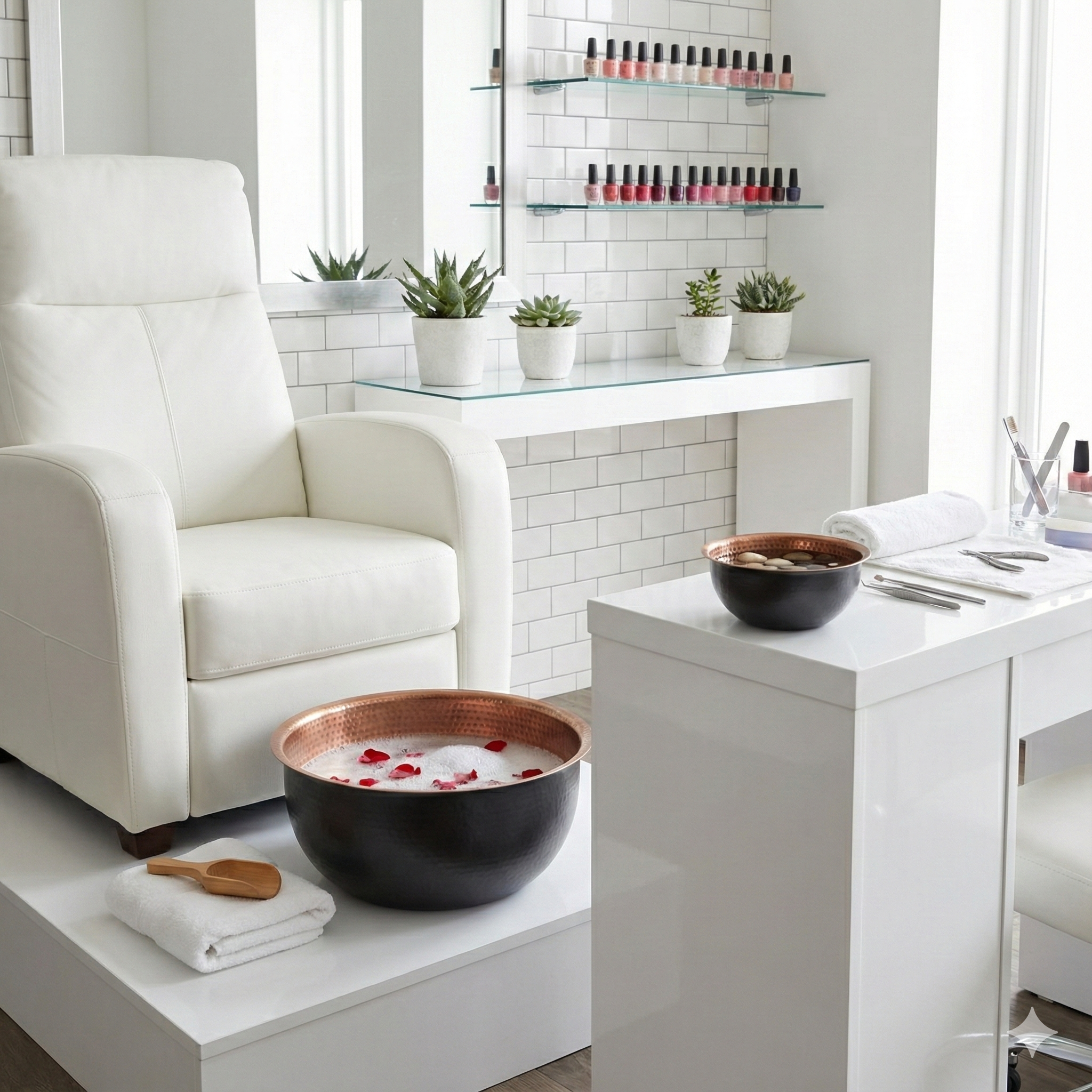 Hand-Hammered Copper with Black Mini Bowl