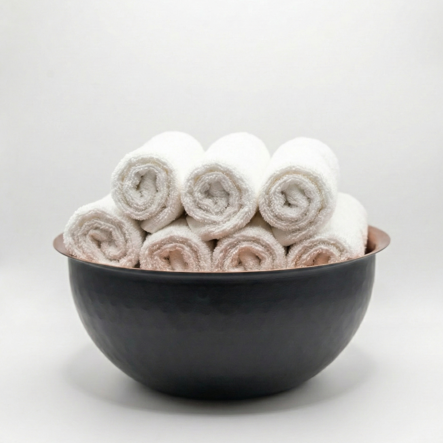 Hand-Hammered Copper with Black Mini Bowl