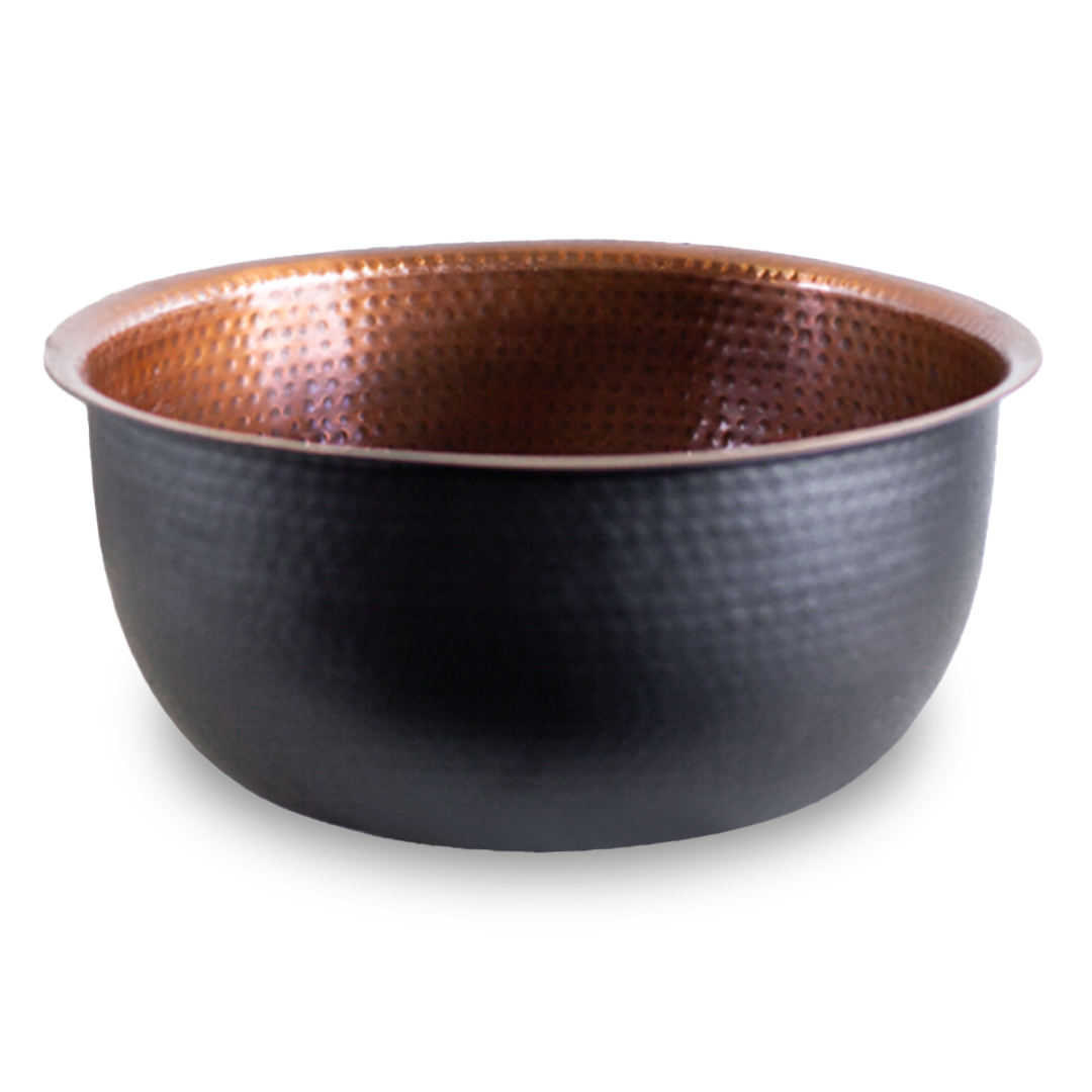 Hand-Hammered Copper Pedicure Bowl