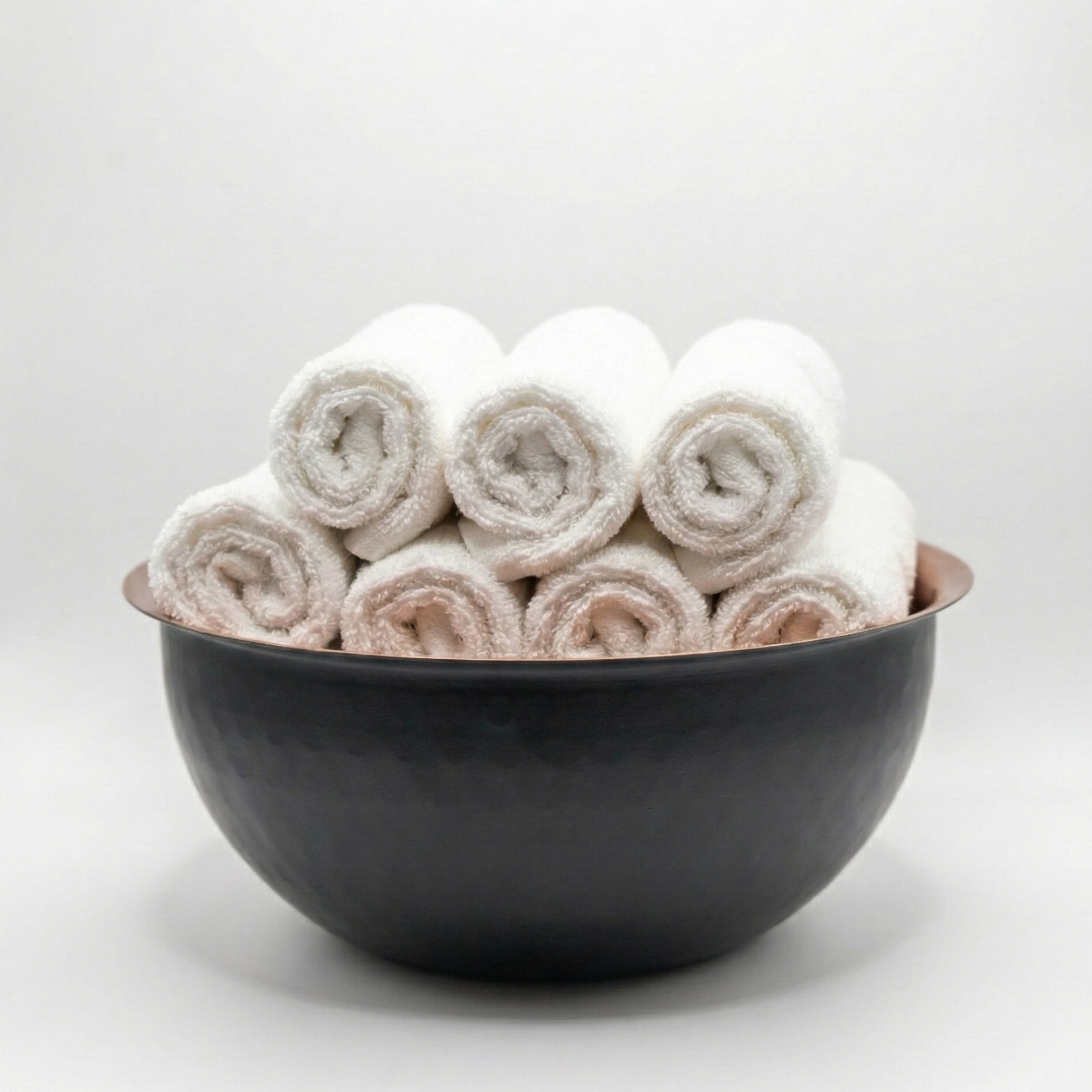 Hand-Hammered Copper with Black Mini Bowl