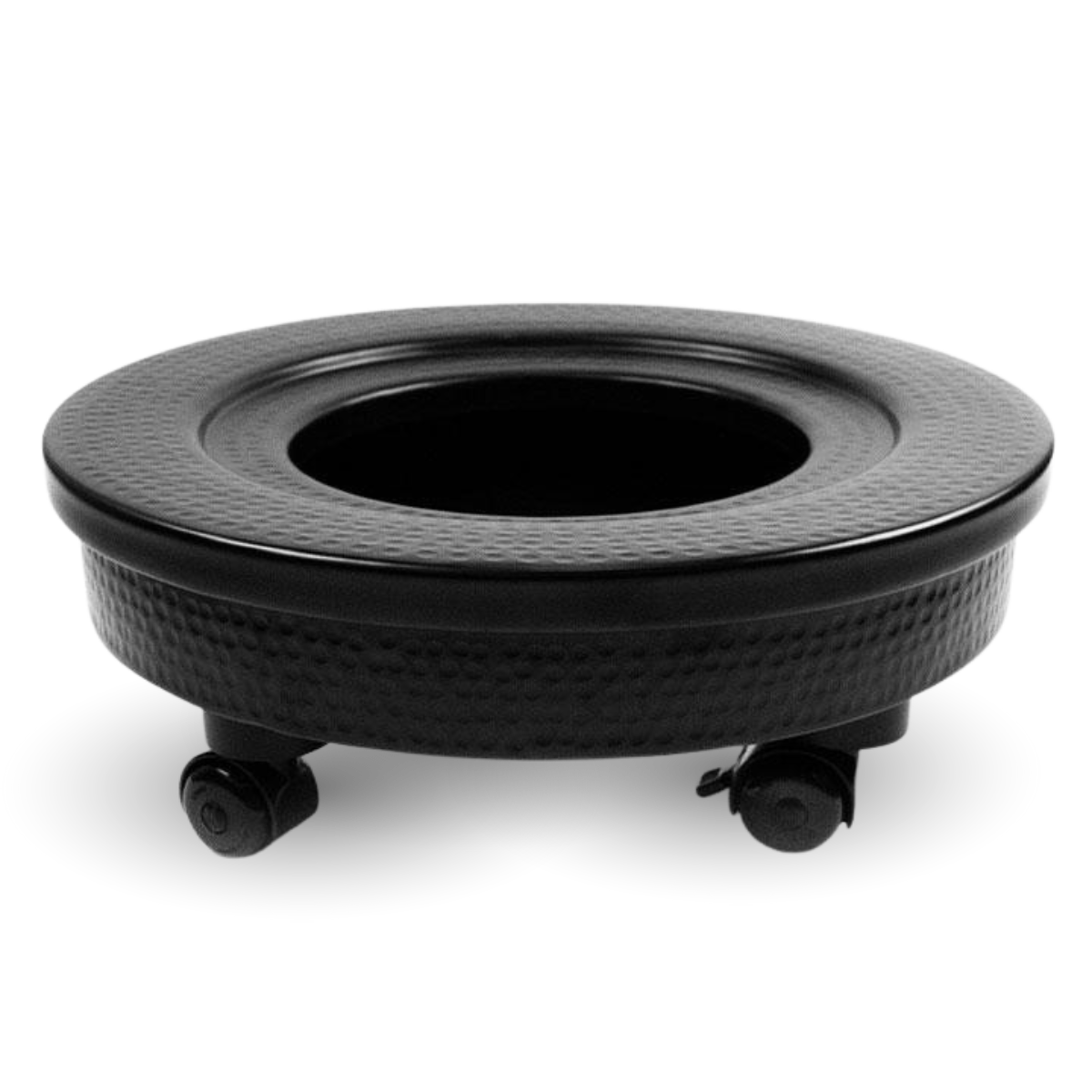 Hand-Hammered Black Pedicure Bowl Cart