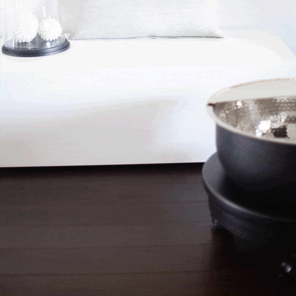 Pedicure Cart - Hammered Black