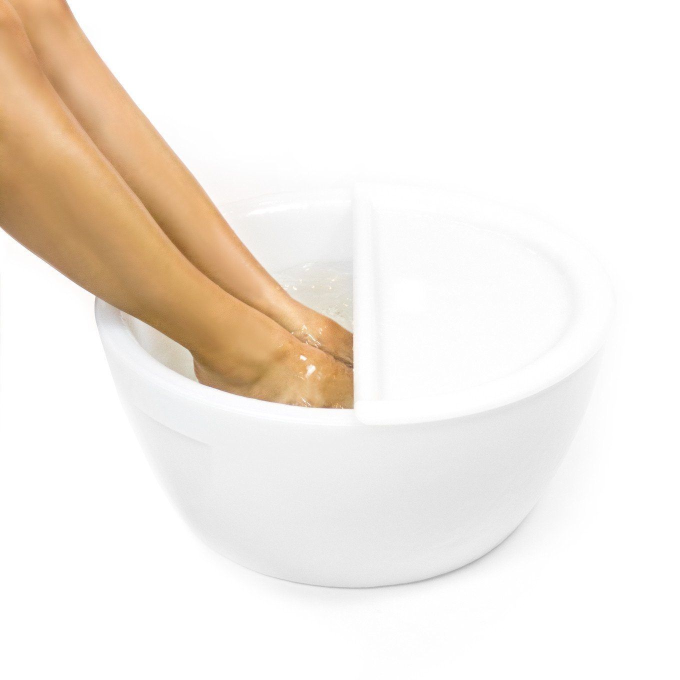 White Pedicure Bowl Footrest