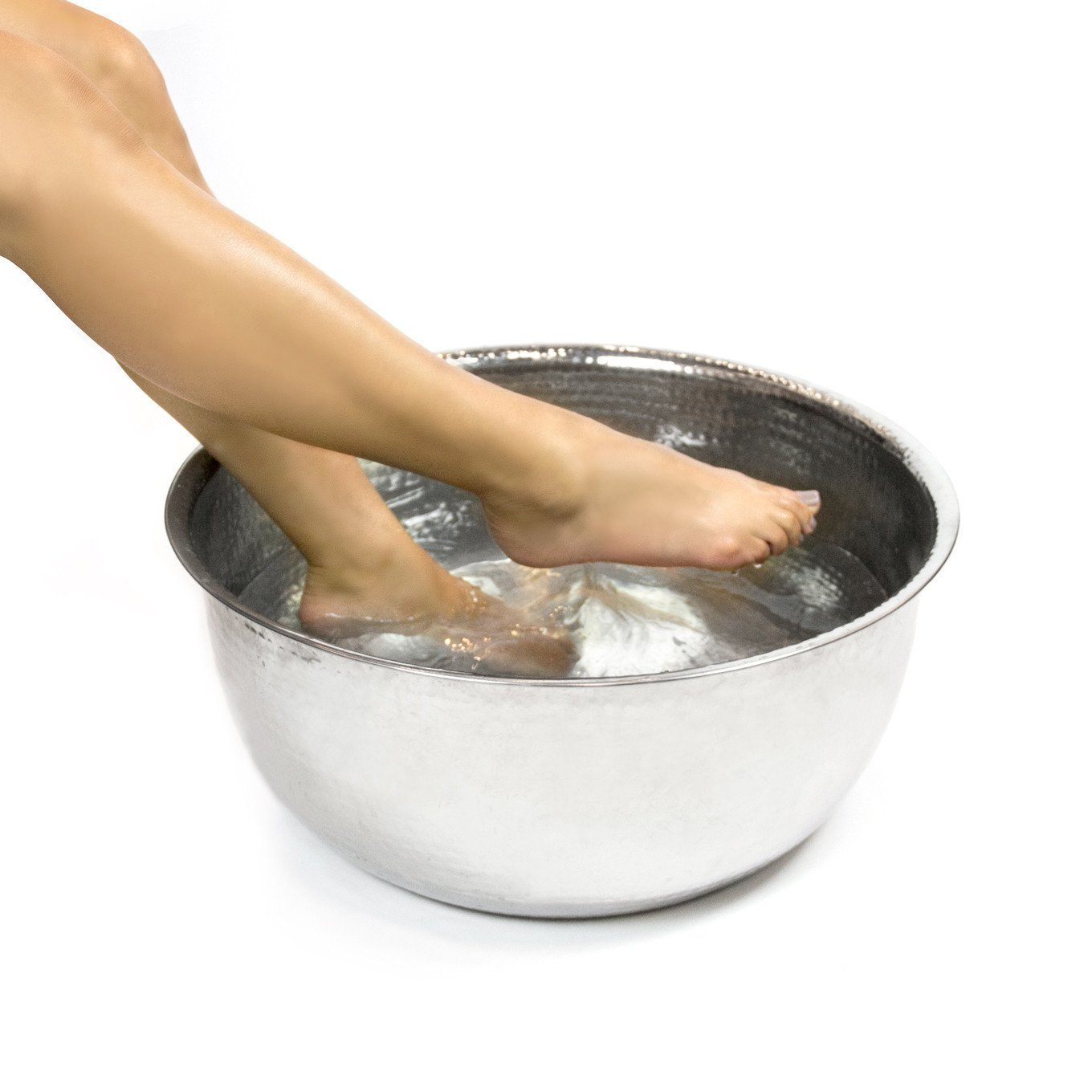 Hammered Stainless Steel Pedicure Bowl