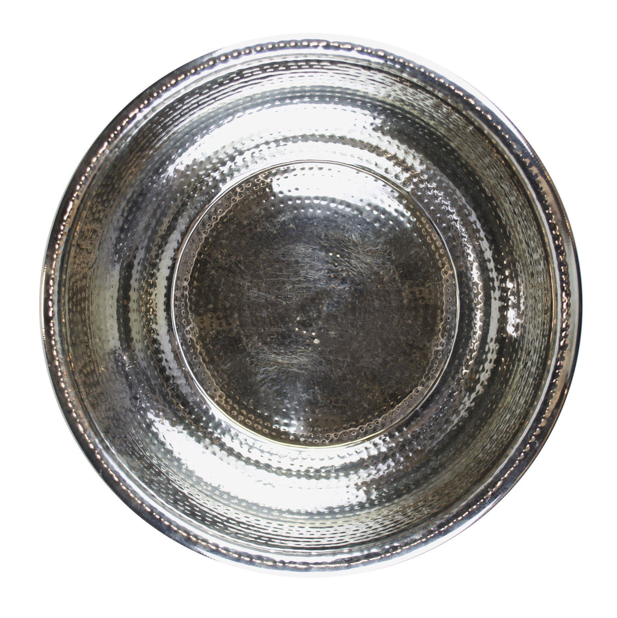 Hammered Stainless Steel Pedicure Bowl