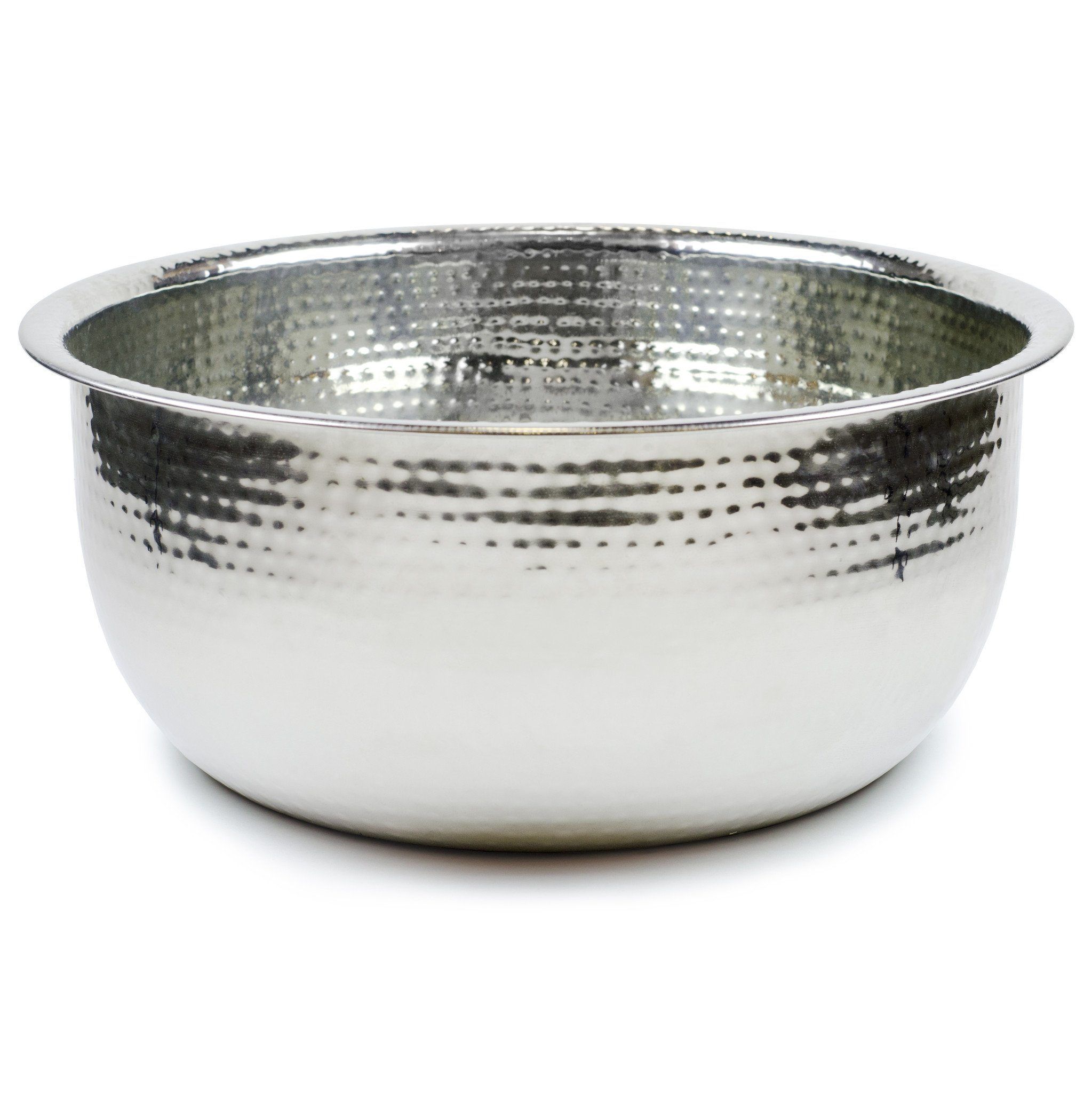 Hammered Stainless Steel Pedicure Bowl